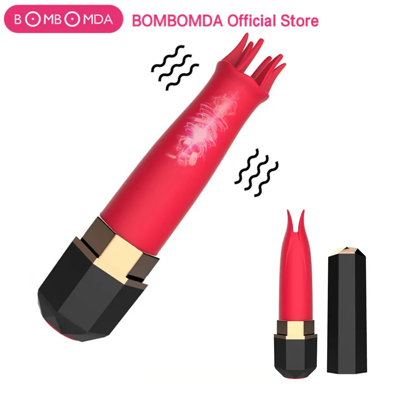 Мини вибратор в виде губной помады USB перезаряжаемый портативный языковой