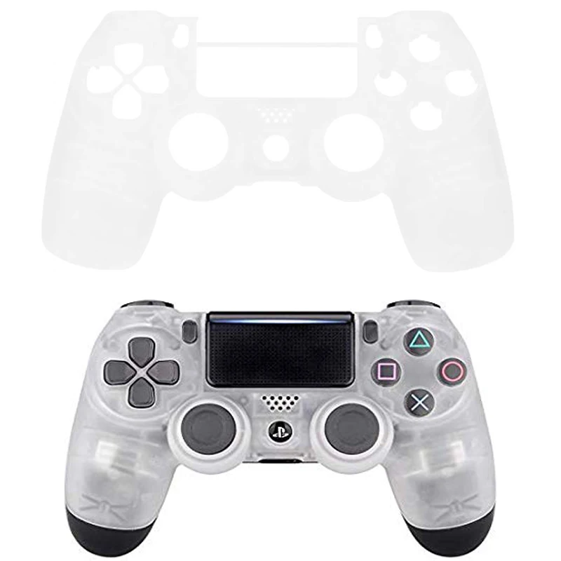 Прозрачный контроллер PS4 Pro Лицевая панель передняя оболочка верхняя крышка чехол для Playstation 4 PRO JDM 040 JDS 040 Dualshock 4 V2 Gen2
