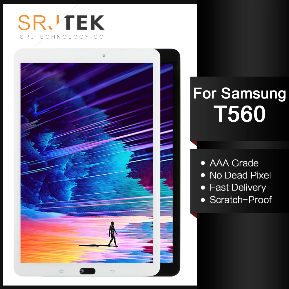 Srjtek 9 6 &quotдля Samsung Galaxy Tab E SM T560 T561 ЖК дисплей сенсорный экран дигитайзер матрица Tablet