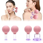 Банки большие вакуумные для массажа всего тела, шеи, спины, лица, 4 шт.