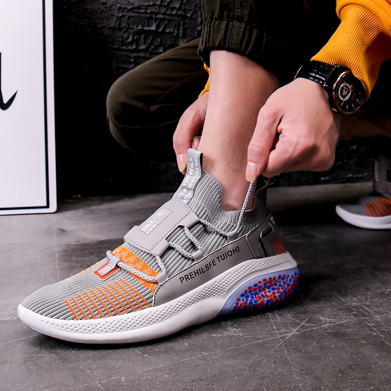 Беговые кроссовки с воздушной подушкой уличная прогулочная обувь сетчатые