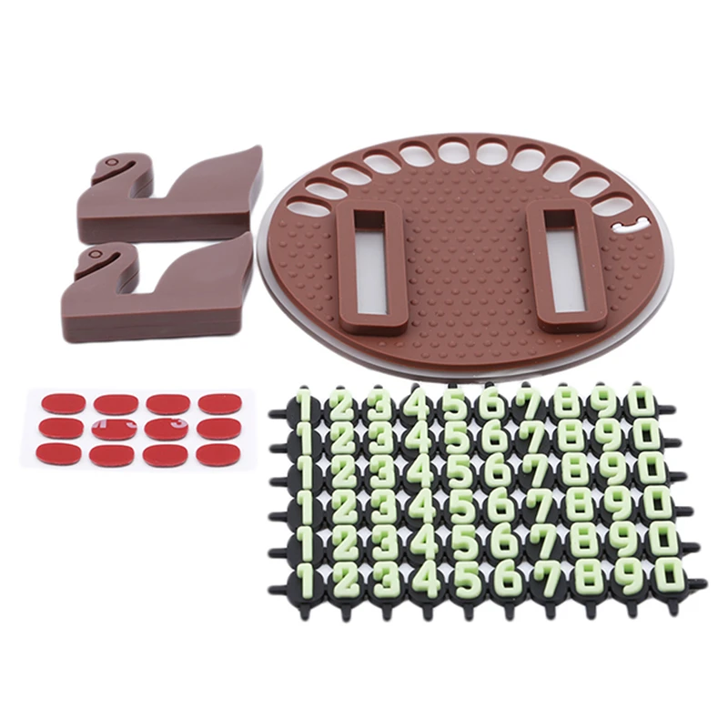 

Car Dashboard Anti-Slip Mat With Luminous Parking Phone Number Auto Non-slip Pad