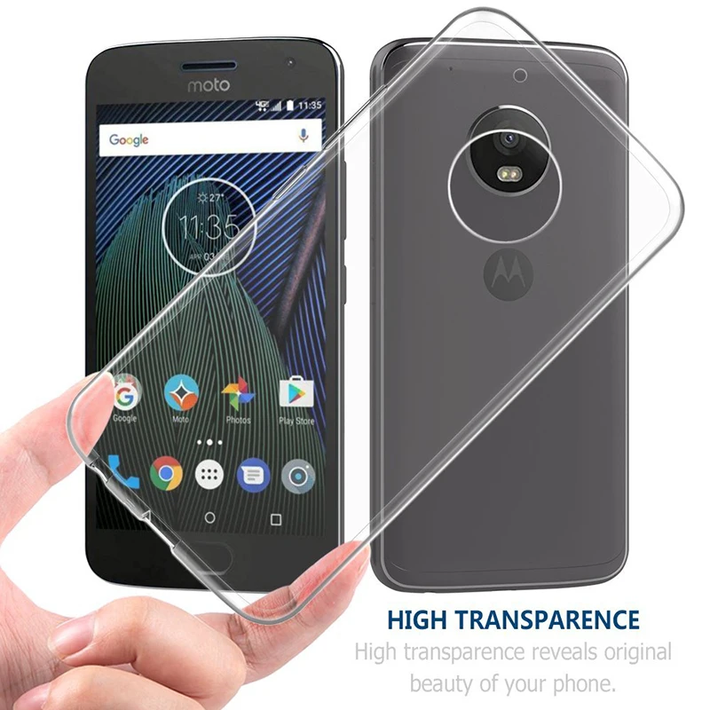 clear soft tpu phone case for motorola moto e5 plus e5 play usa european version back cover motoe5 e5plus e5play transparent bag free global shipping