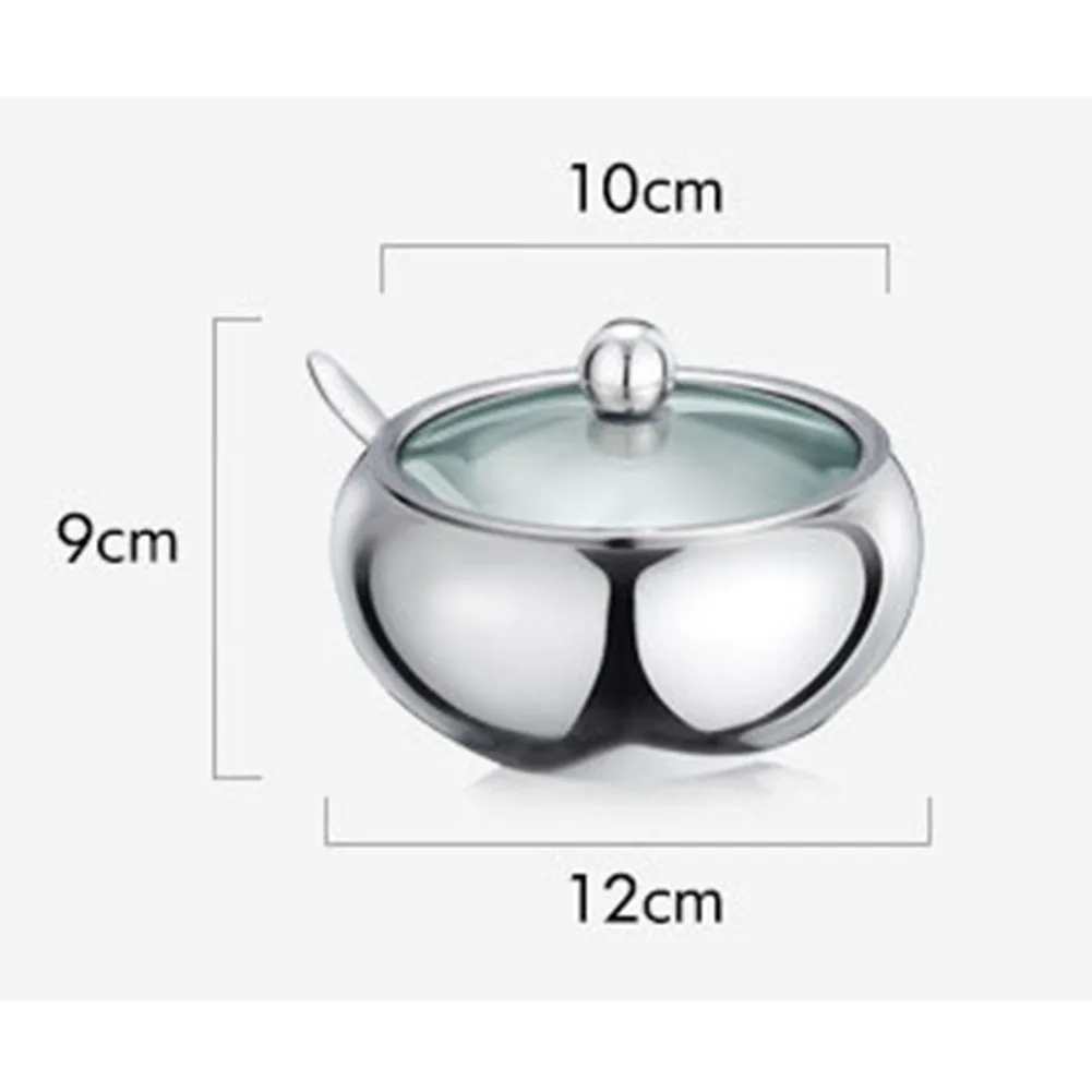 Соляная чаша из нержавеющей стали для яблока сахарница кухонный инструмент
