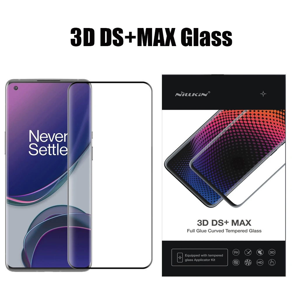 for oneplus 9 pro tempered glass screen protector nillkin 3d full coverage 9d edge safety protective glass on one plus 9 pro free global shipping