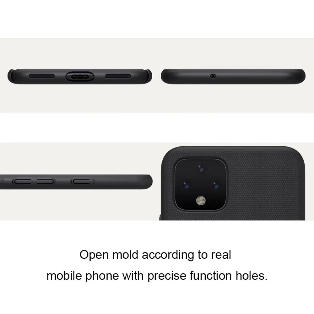 Чехол Nillkin для Google Pixel4 Pixel 4 XL Матовый Жесткий чехол из поликарбоната матовый
