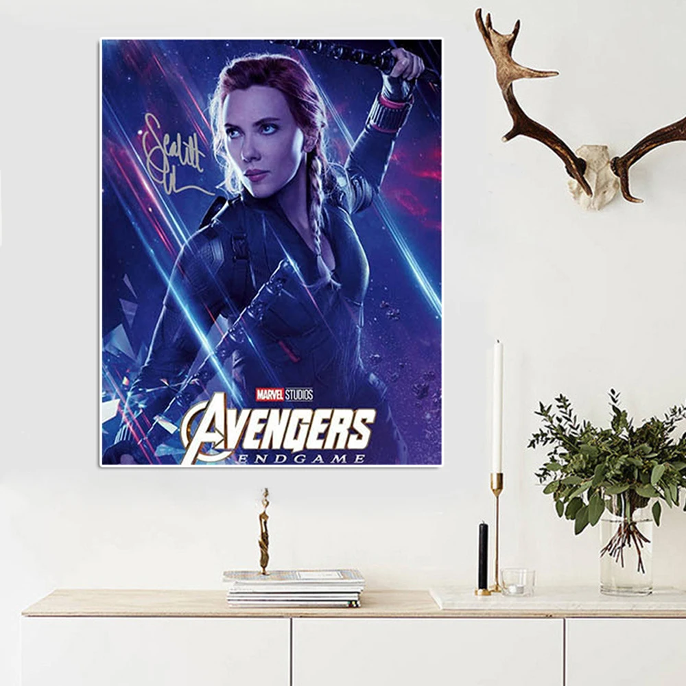 Постер фильма мстители Эра ультрона черная вдова супергерой Картина на холсте