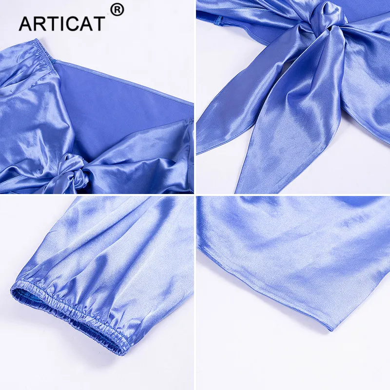 

Bow Tie Off Shoulder Sexy Crop Top Women Half Sleeve Lace Up Bandage Cropped Shirt Spring Slim Short Party Tank Top Tees