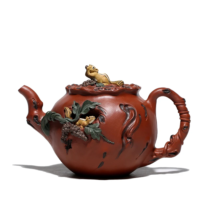 

red pine le recommended undressed ore dahongpao sludge often month authentic large rain medium sand teapot the teapot