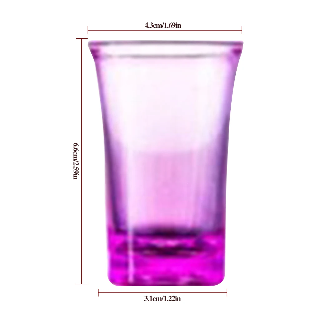 6 шт./набор пластиковые бокалы для водки х4 3 х3 1 см | Дом и сад