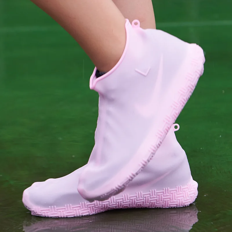 Silicone waterproof shoe cover 2021 new silicone rain boot cover, anti-fouling, non-slip, thick and wear-resistant silicone shoe