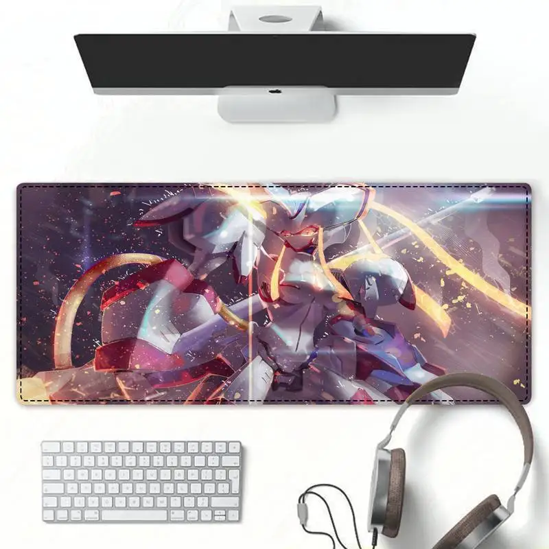 

Soft Darling in the FranXX Zero Two Gaming Mouse Pad Gaming MousePad Big Mouse Mat Desktop Mat Computer Mouse pad For Overwatch