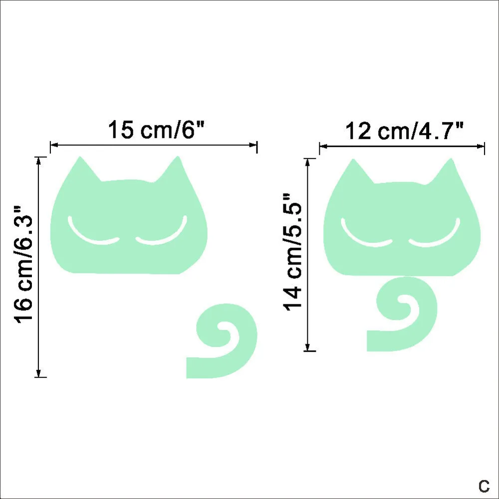 Милый творческий с изображением котенка одежда световой Серебристое свечение