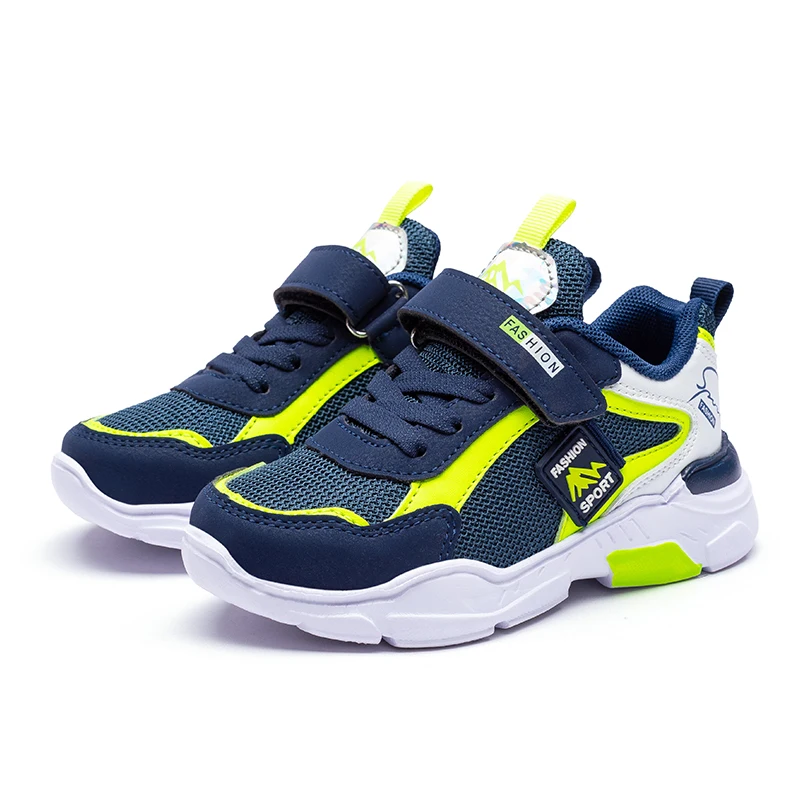 Модные детские кроссовки теннисная обувь уличная легкая дышащая Спортивная для