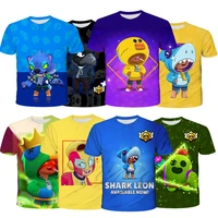 primo mortis tshirt costume clothes for boy spike crow sandy max el primo game tops tees kid children stars t shirt clothing