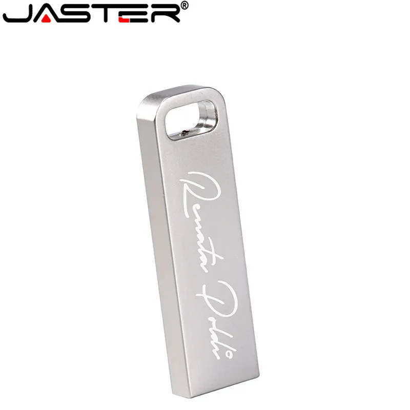 Высокоскоростной флеш накопитель JASTER USB 2 0 металлический серебристый 4 ГБ 16 32 64