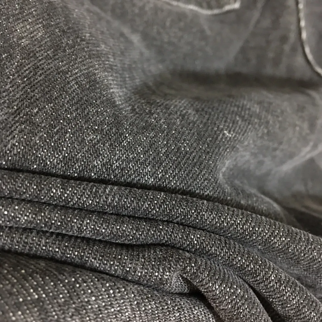 

High Quality Luxury Spring and Autumn Sexy Women New 3-button High-waisted Wide-leg Jeans with Chain Pockets Denim Pants