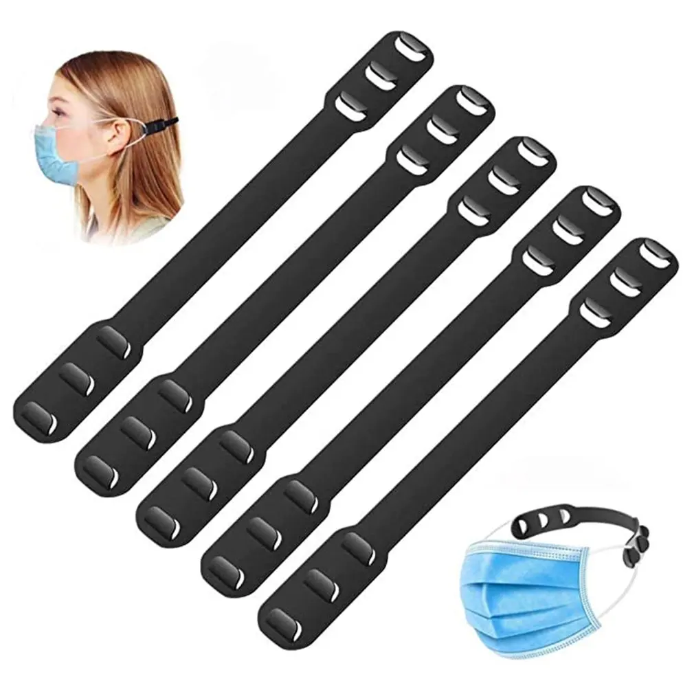 

5PCS Face Mask Adjustable Extender Strap Relieving Pressure Of Ears Daily Outlet Cover Ear Hook Adjustment Buckle