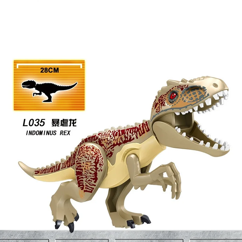

Building Blocks Tyrannosaurus Dinosaur Carnotaurus Polar Bear Indominus Rex King Ghidrah Bricks Figures For Children Toys L031