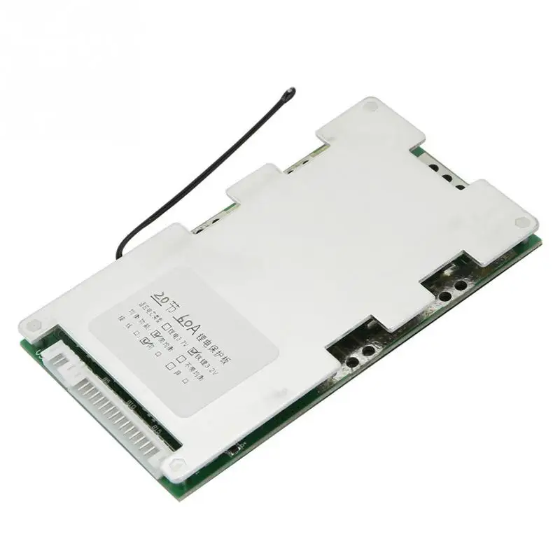 Защитная плата литиевого аккумулятора 20S 60A 3 2 в LiFe Cell BMS PCB Board с балансировкой
