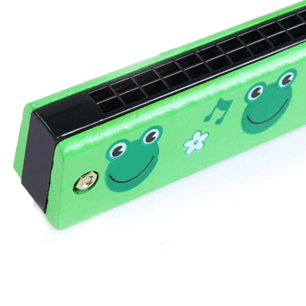 

Baby Kids Wooden Harmonica 16 Holes Kids Funny Creative Toy Music Instrument Early Educational Attractive Developmental Toy New