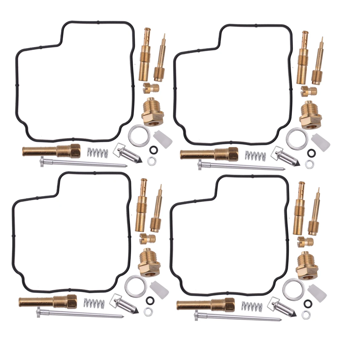 

4 комплекта в партии; Карбюратор Ремонт Ремонтный комплект аксессуары для мотоциклов, пригодный для Honda CBR250CC MC19 CBR250 CC высокого качества