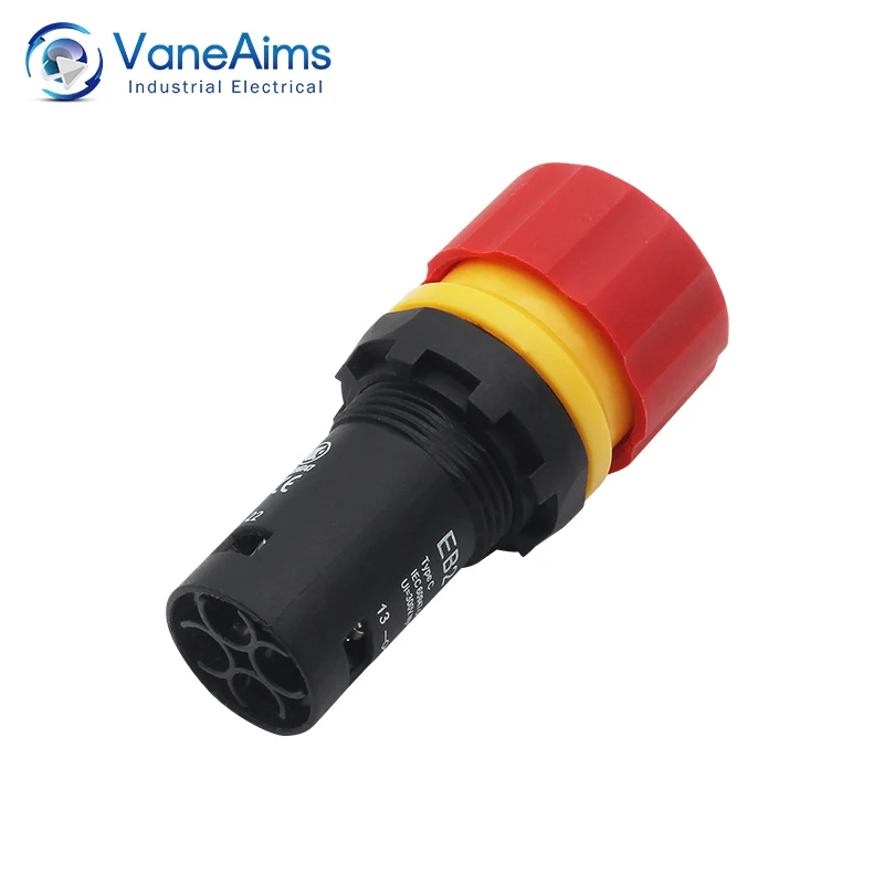 Пластиковый переключатель EB2 22 мм кнопка запуска/остановки/аварии/выбора/гриба