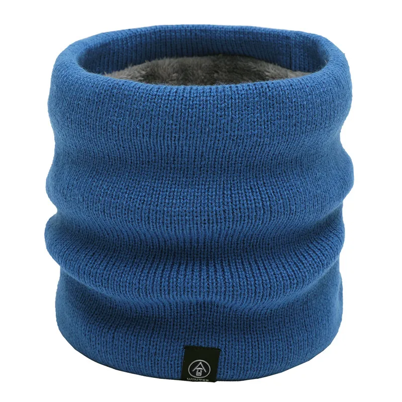 Unisex Plus Velvet Winter Scarf Boys Girls Women Men Thick Elastic Muffler Knitted Children Autumn Baby | Детская одежда и обувь