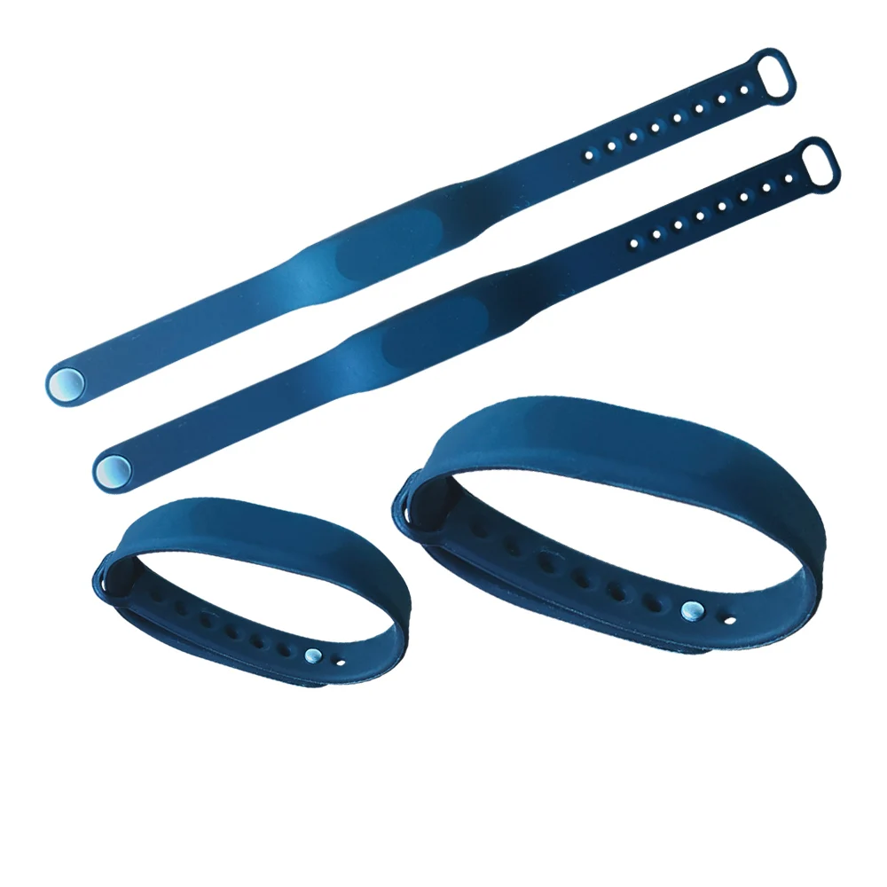 (3 шт./лот) Регулируемый силиконовый Водонепроницаемый NFC Браслет Ntag213