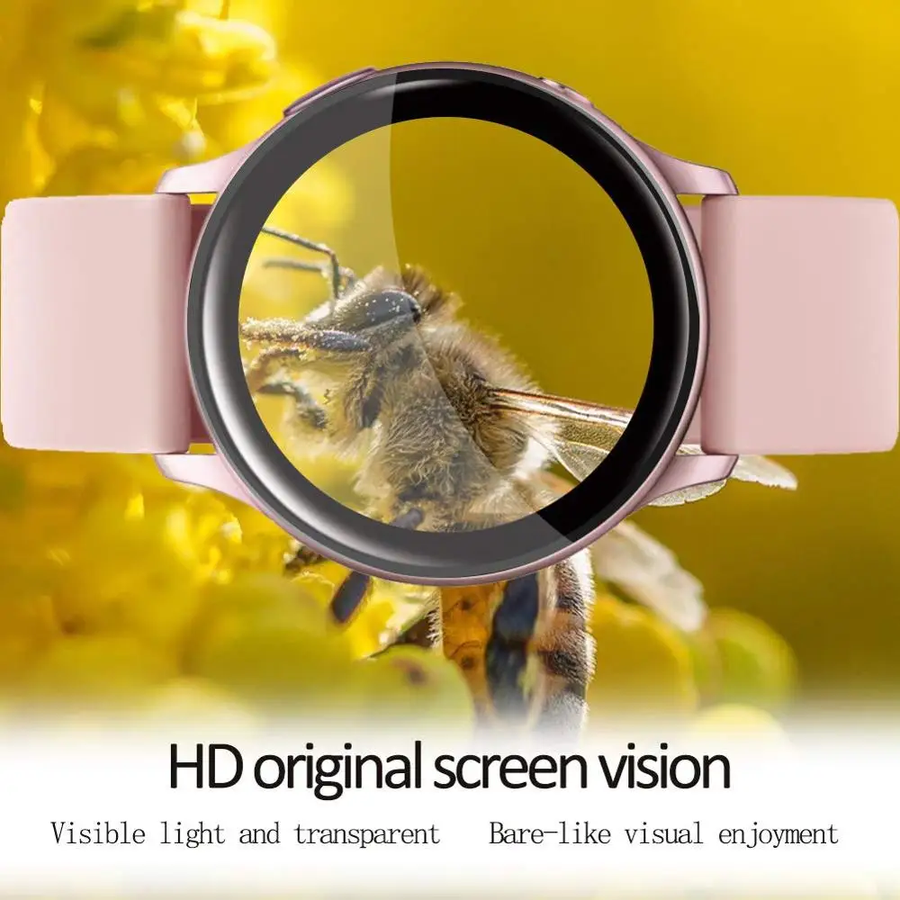 Закаленное стекло для Samsung Galaxy Watch Active 2 44 мм 40 Gear S3 Frontier/S2/Sport 46 мм/42 3D HD