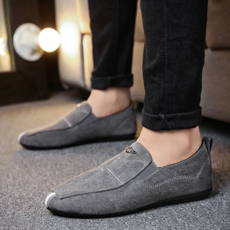 Summer Shoes Men Flats Slip On Male Loafers Driving Moccasins Homme Casual Fashion Dress Wedding Footwear | Обувь
