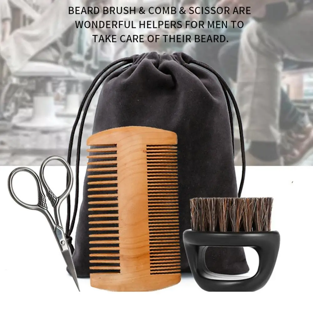 4 шт. Инструменты для укладки расческа инструмент формирования бороды шаблон