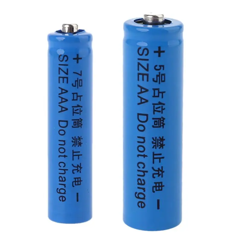 

Universal No Power 14500 LR6 AA AAA LR03 10440 Size Dummy Fake Battery Shell Placeholder Cylinder Conductor