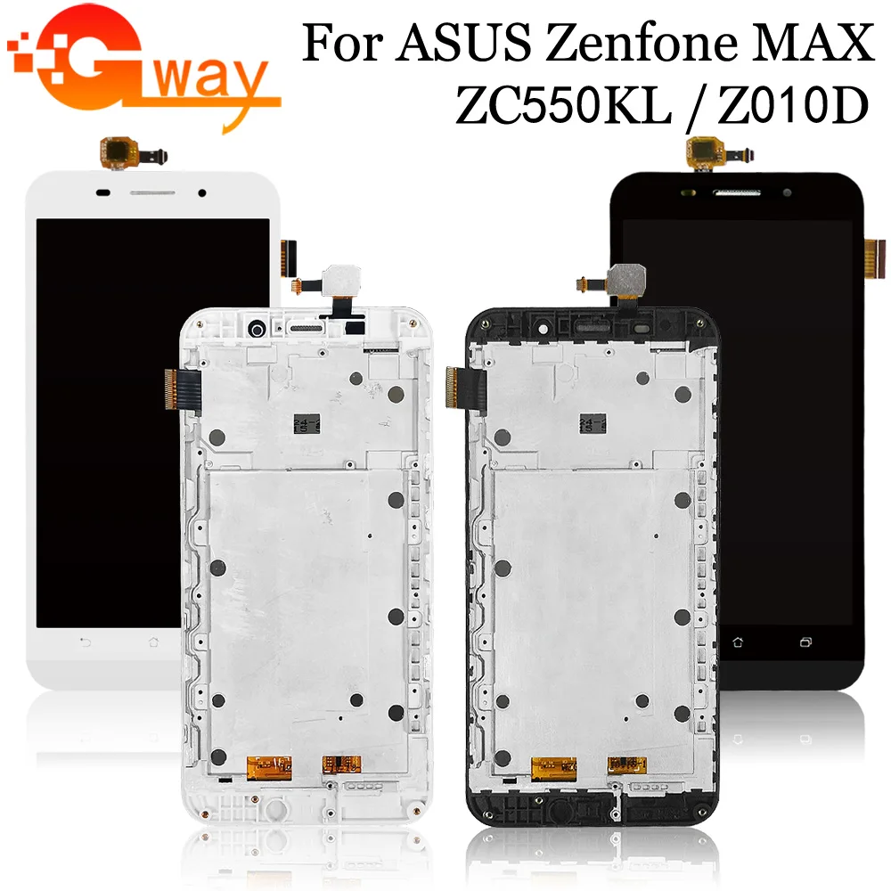 Для ASUS Zenfone MAX ZC550KL Z010D ЖК-дисплей + дигитайзер сенсорной панели модуль датчика