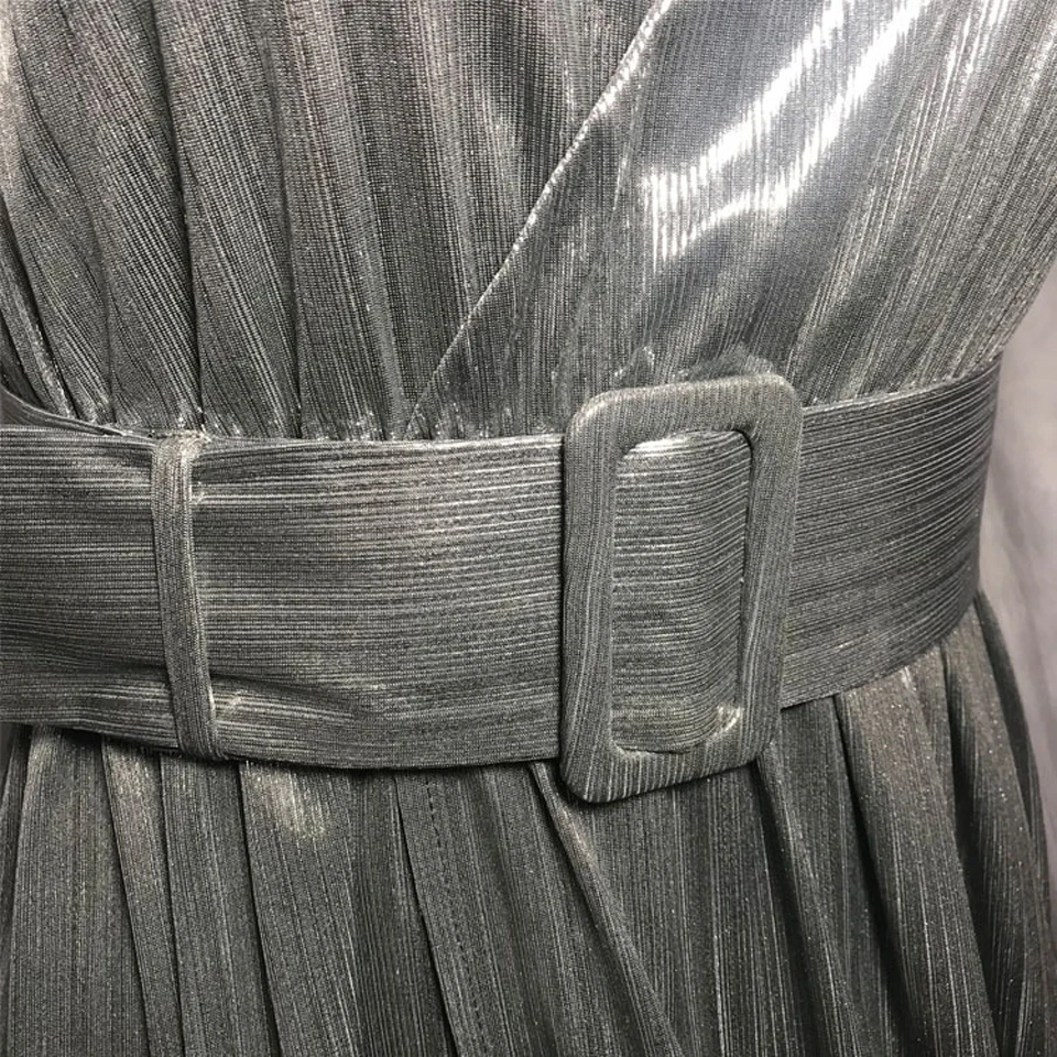 Женское вечернее платье на одно плечо Amecire с высоким разрезом модное подиумное