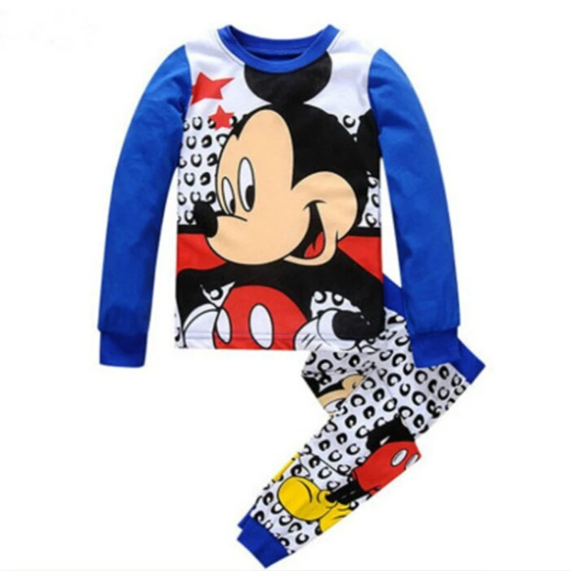Kids Pajamas Set Children Sleepwear Pyjama Mickey Pyjamas Pijamas Frozen Baby Boy Girls Sleepwear Cotton Nightwear Clothes Set