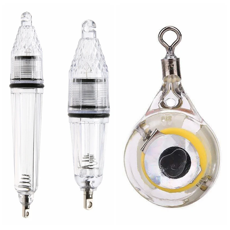 Светодиодный проблесковый мини приманка рыболовная Deep Падение Подводной глаз