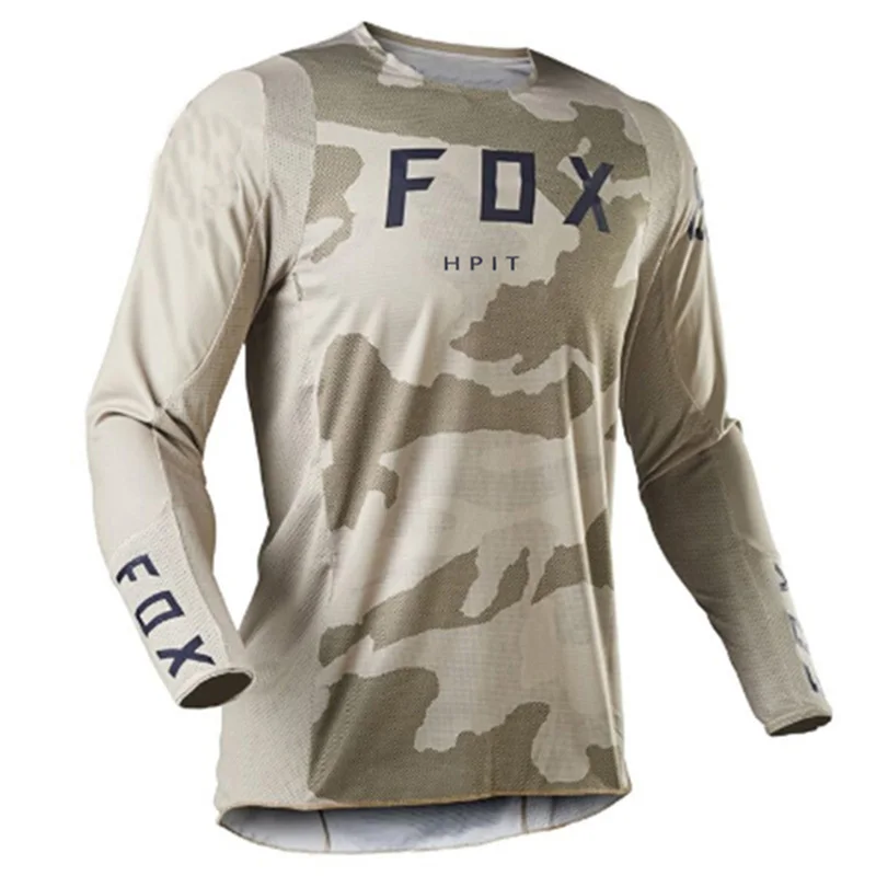 

2022 Men's Downhill Jersey Hpit Fox Mountain Bike Mtb Shirts Offroad Dh Motorcycle Motocross Sportwear Bicycle Mtb Jersey