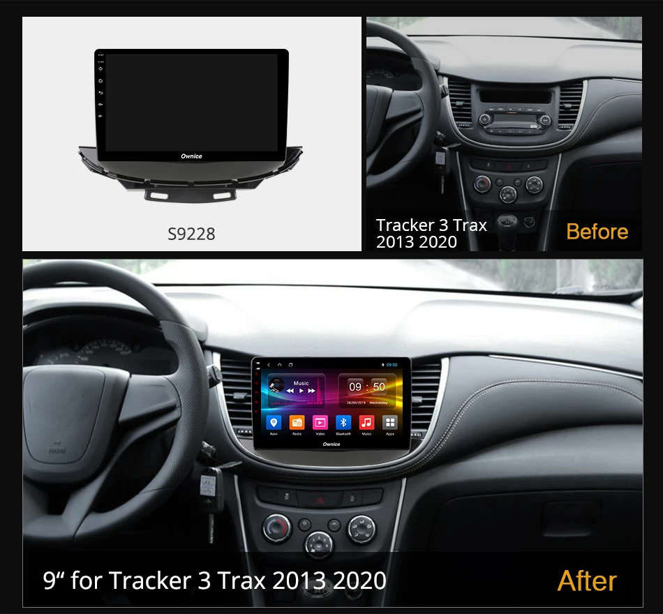 Автомобильный DVD-плеер 6G + 128G Ownice Octa 8 Core Android 10 0 для Chevrolet Tracker 3 Trax 2013 2020 DSP 4G LTE SPDIF
