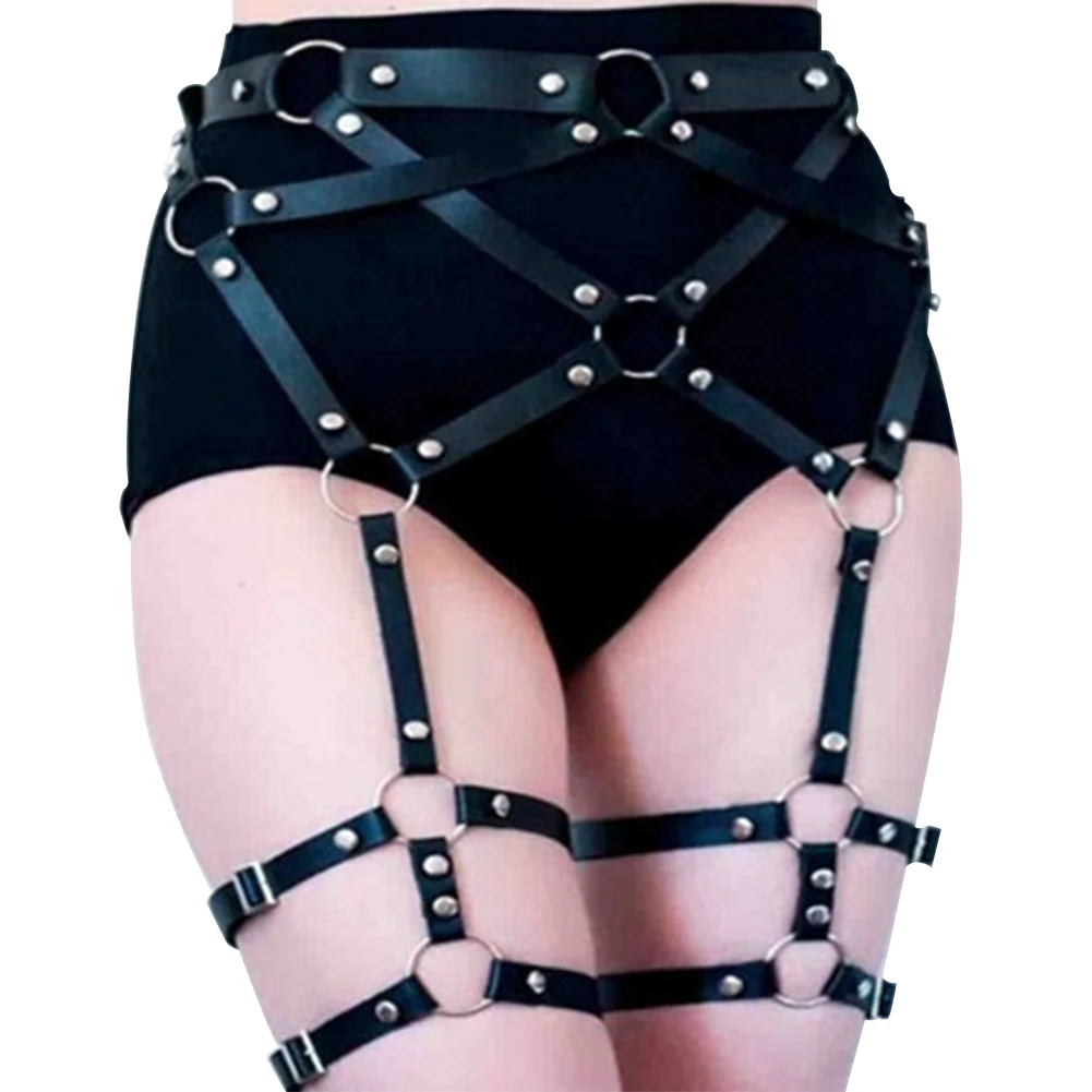 

Garter Nightclub Circle Harness Belts Sexy Body Adjustable KTV Punk