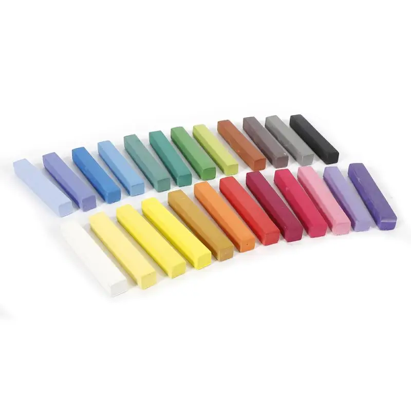 Красивые 24 шт. удобные временные супер краски для волос цветные яркие Меловые