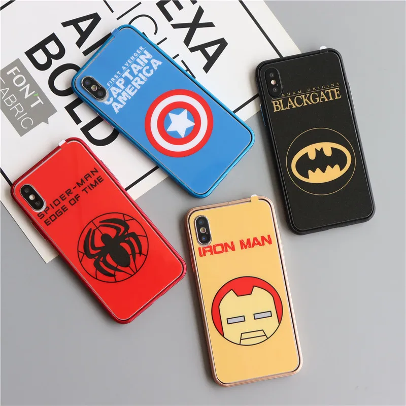 Закаленное стекло для iPhone XS max XR X heroes пленка экрана (F &amp B)+ металлический бампер 8