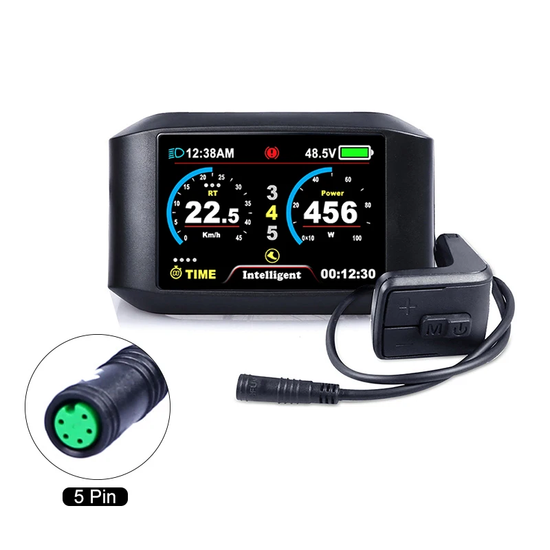 Бесплатная доставка цветной дисплей TFT экран 8fun 750C s для двигателя Bafang BBS | Спорт и