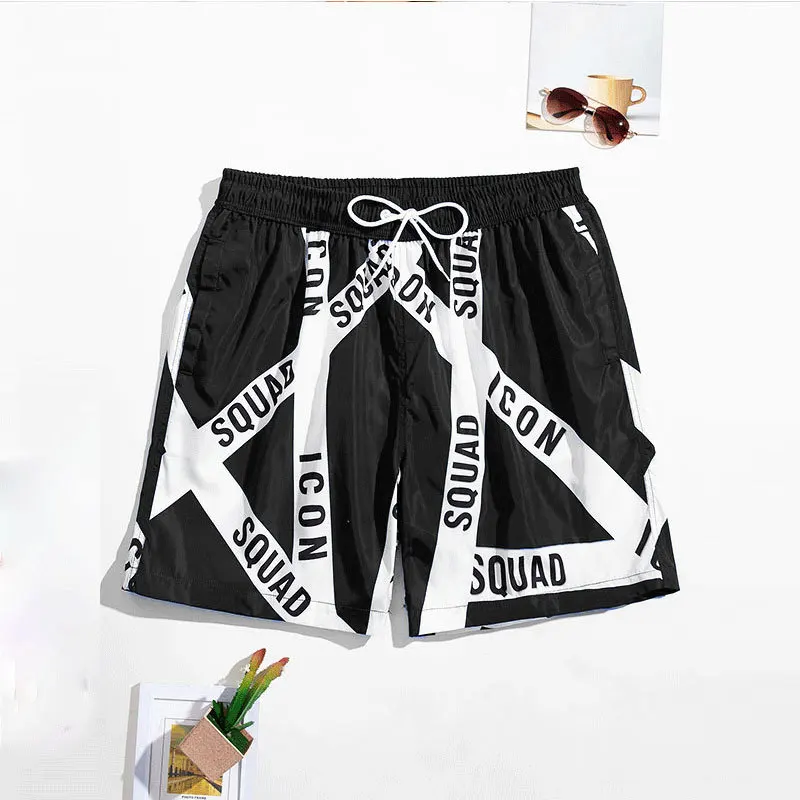 

Шорты пляжные свободные, тонкие облегающие Короткие штаны для отдыха на море, серфинга, с кружевом, большие размеры