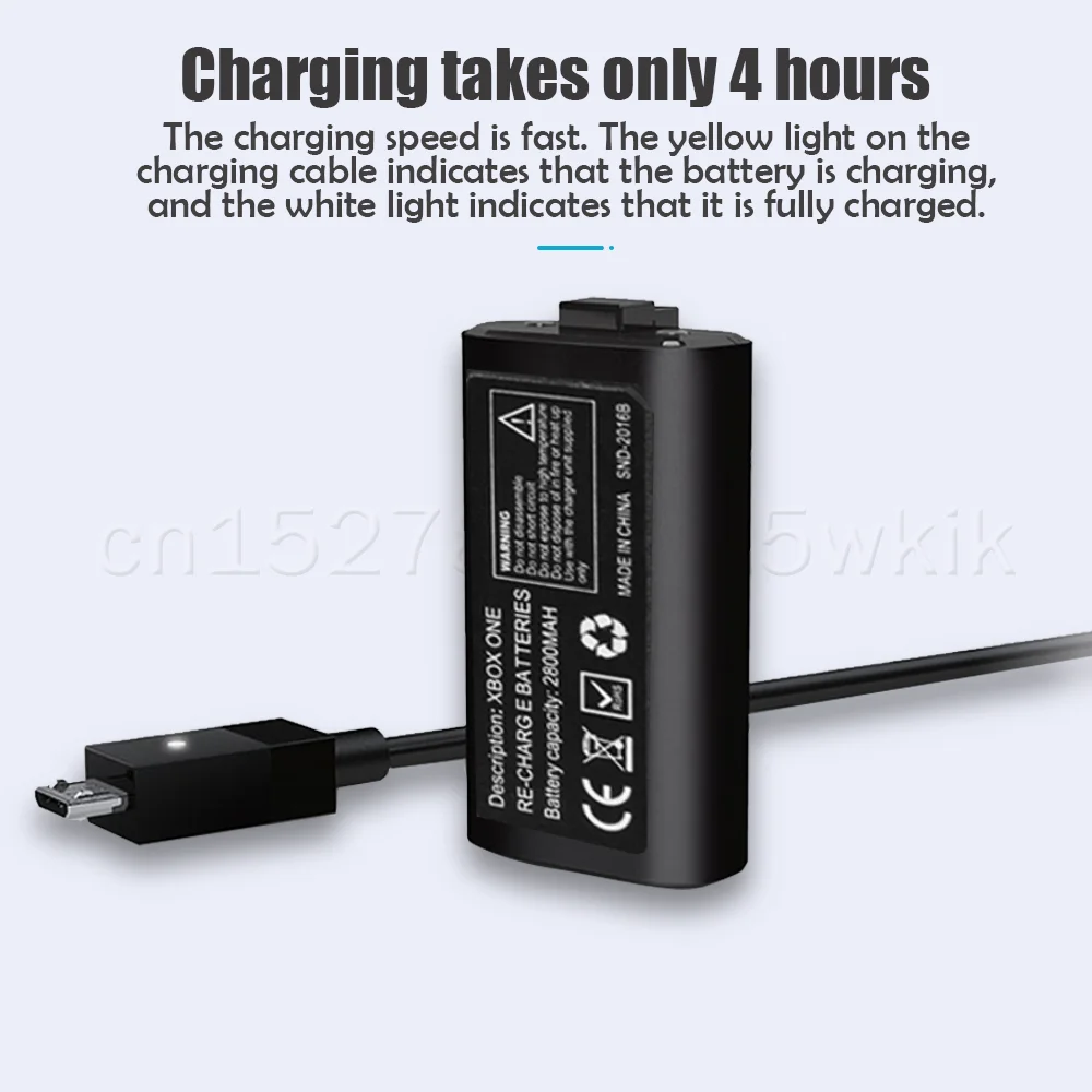 1-10 шт. перезаряжаемый аккумулятор с USB-кабелем 2 75 м для Xbox One ONES/X беспроводной