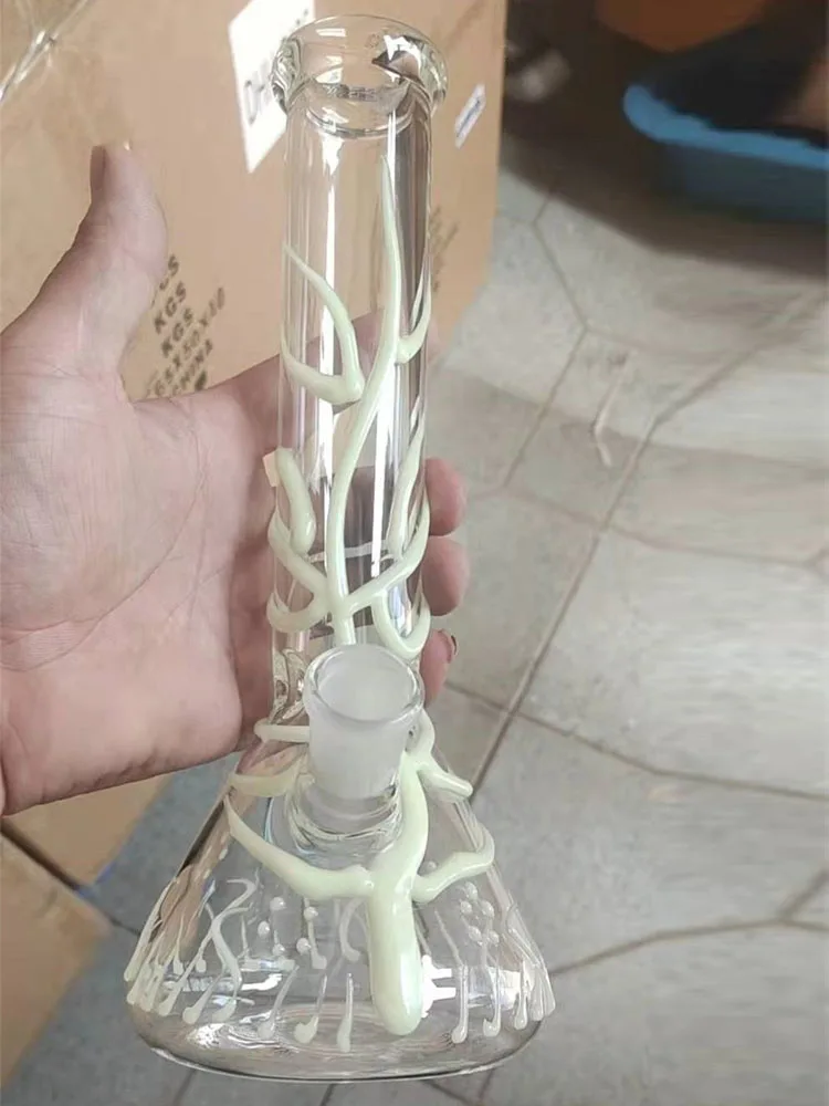 

Vase Glass Hookah Water Pipe Comes With 1pc Bowl Shisha Crystal Pipe Chicha Tube Oil Collector For Smoking Dab Rig Chicha