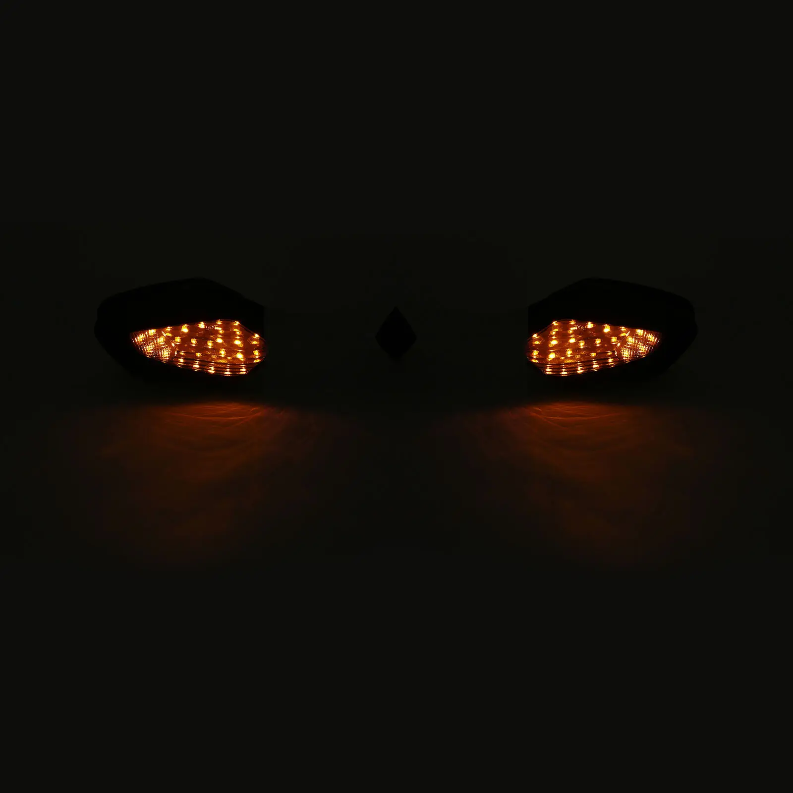 

Motorcycle Rearview Mirrors LED Turn Signal Light Smoke Lens For Honda CBR1000RR 2008-2016