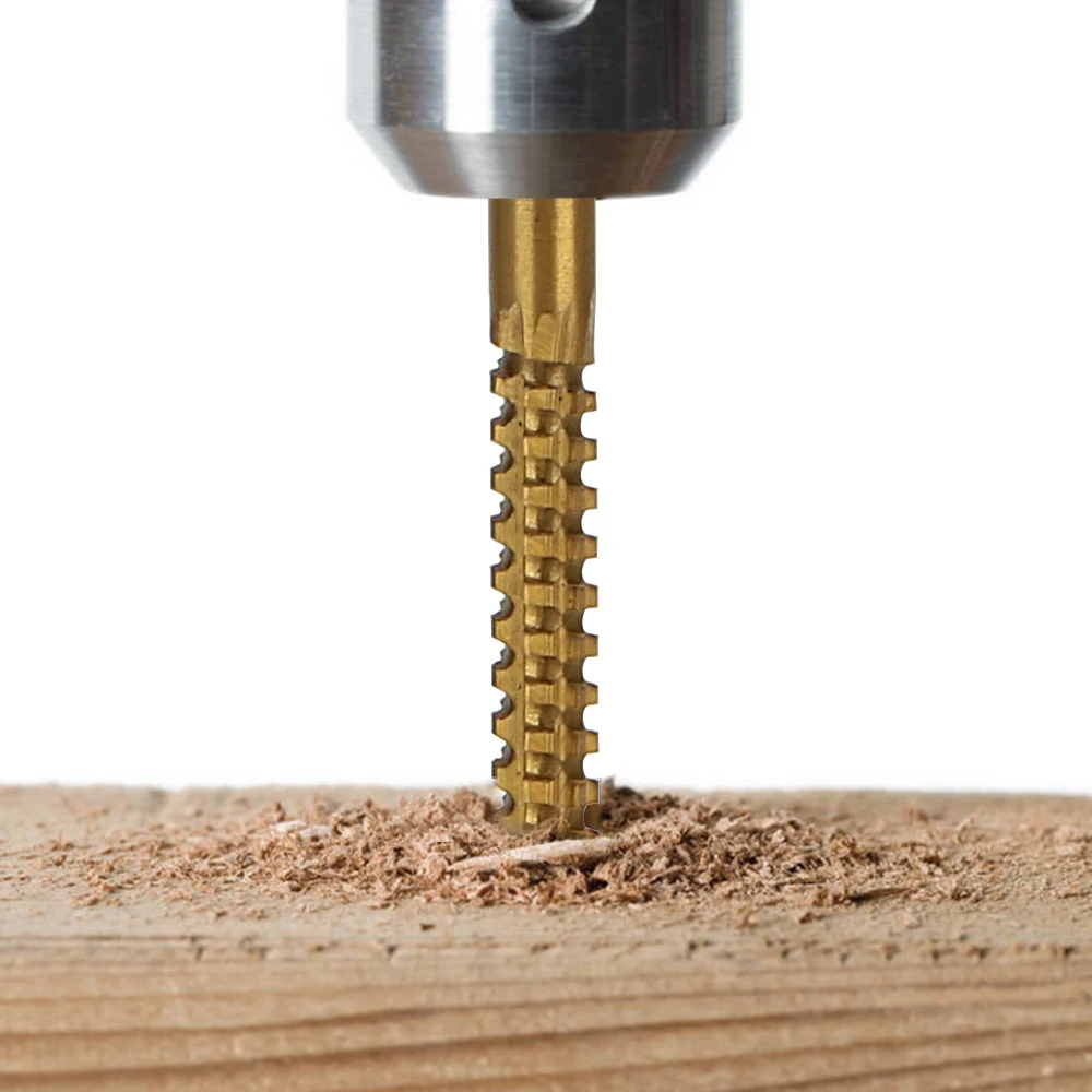Фрезер DIYWORK с титановым покрытием сверло из быстрорежущей стали для отверстий в