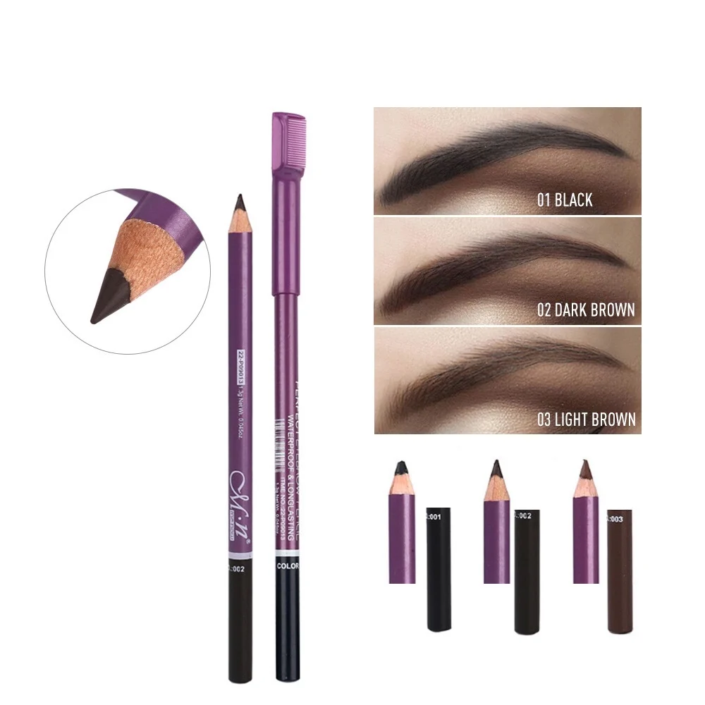 

Hard Eyebrow Pencil Cosmetics Easy to Wear Natural Waterproof Long Lasting Paint Black Brown Eyebrow Pencil Makeup космеика