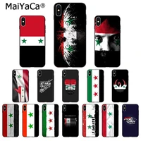 maiyaca syria flag customer high quality phone case for apple iphone 8 7 6 6s plus x xs max 5 5s se xr 11 11pro max cover